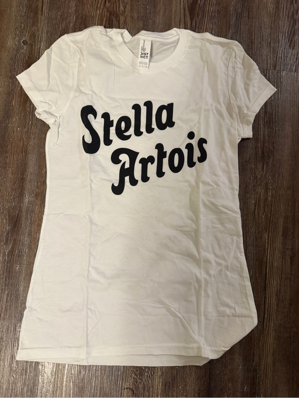 Stella Artois White Logo Crewneck Tee